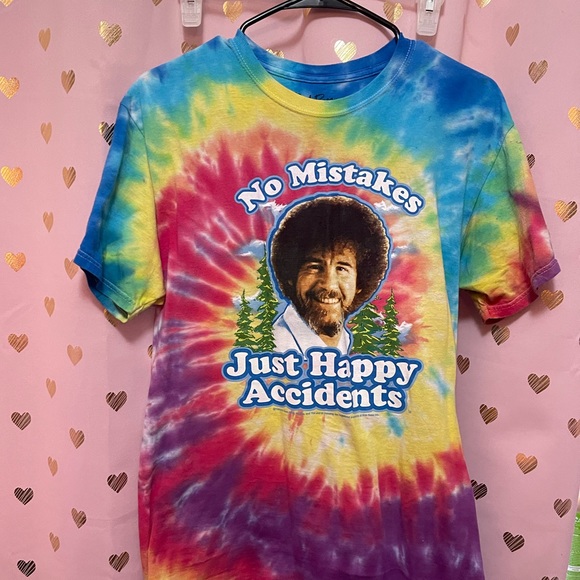 Bob Ross Tops - Bob Ross tie dye shirt 🌕